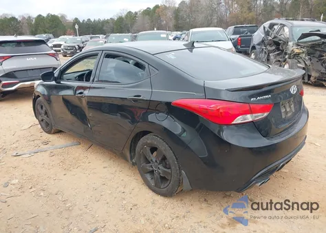 2013 Hyundai Elantra Gls z USA, uszkodzony, nr VIN 5NPDH4AE8DH407326